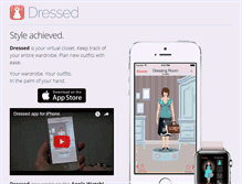 Tablet Screenshot of dressedapp.net